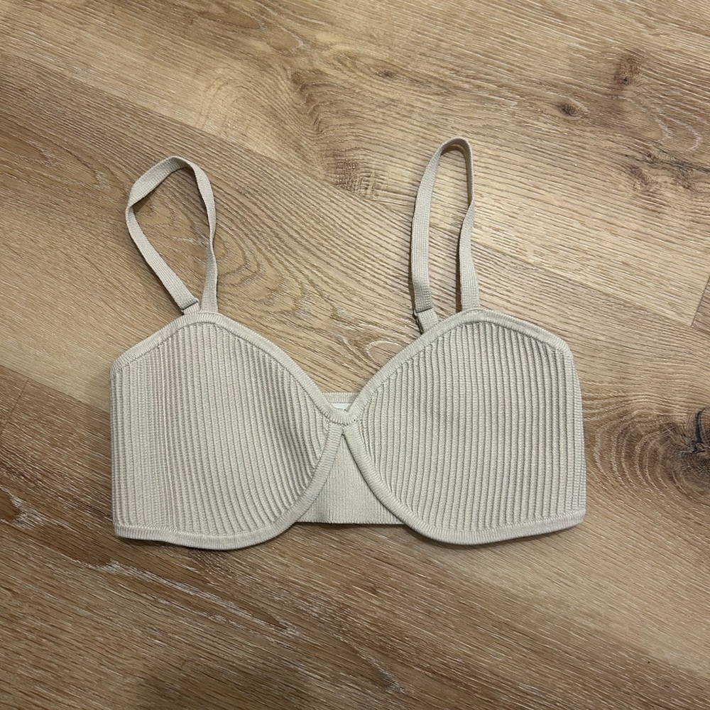 Aritzia Beige Bralette